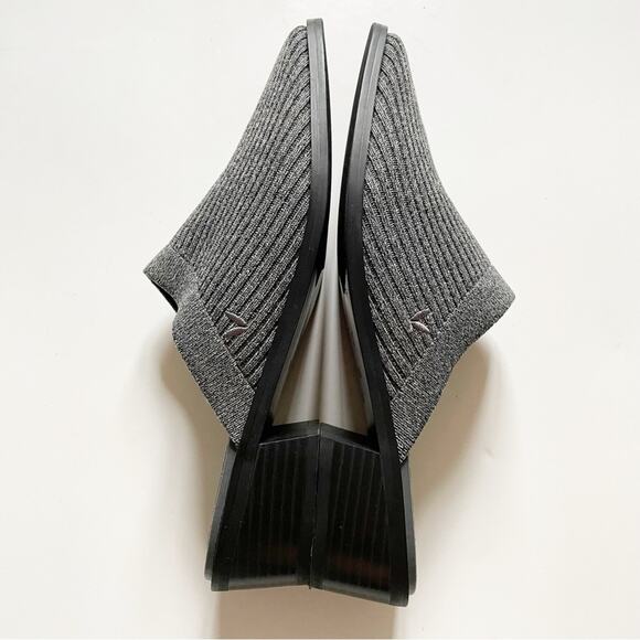 Vivaia Grey Giselle Square Toe Knit Mule - Picture 5 of 10